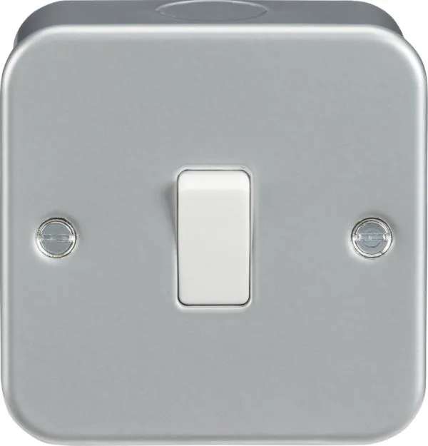 Metal Clad 10AX 1G 2 Way Switch