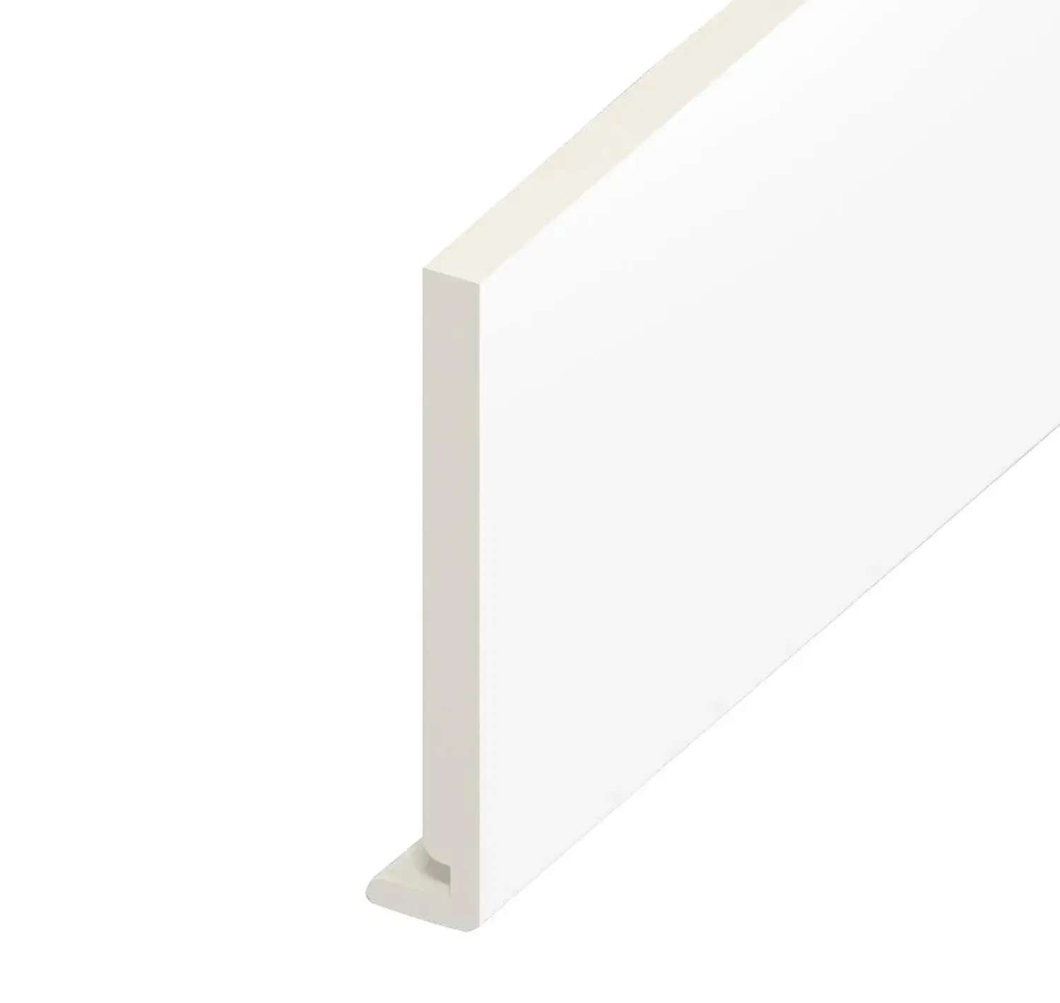 Fascia Board Square White 300 x 16mm x 5m