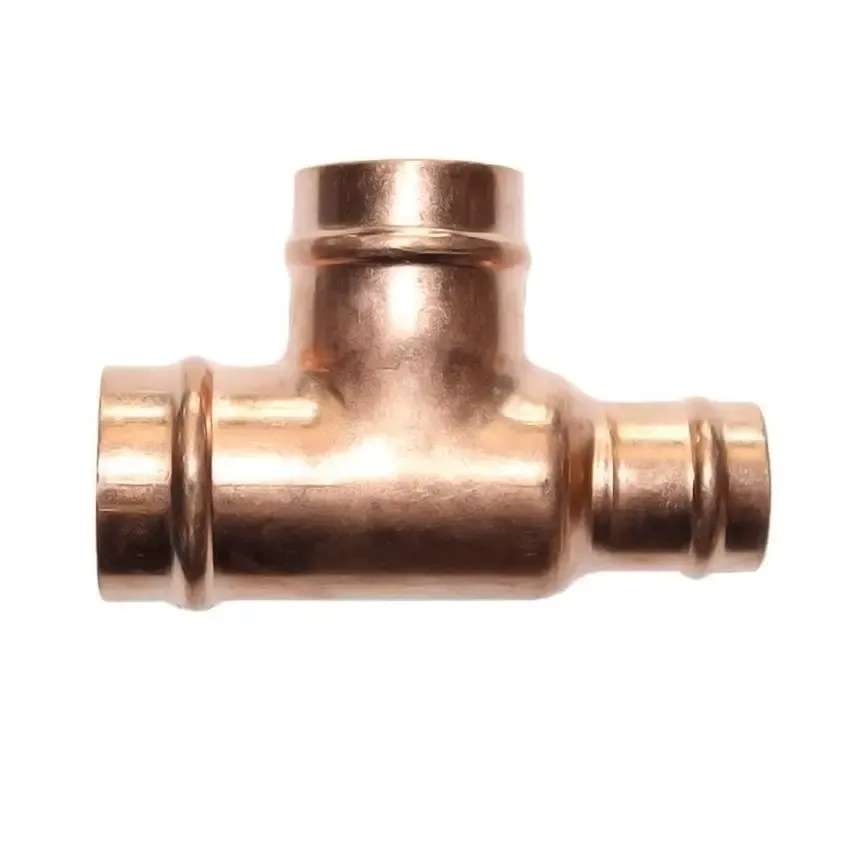 Reducing Tee Solder Ring Fitting 22 x 15 x 22 mm