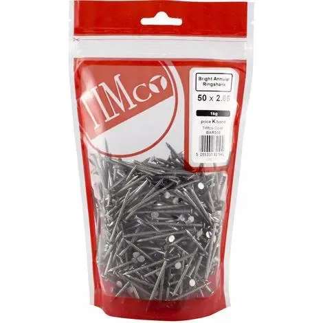 Annular Ring Shank Nail 2.65 x 50mm 1/2kg