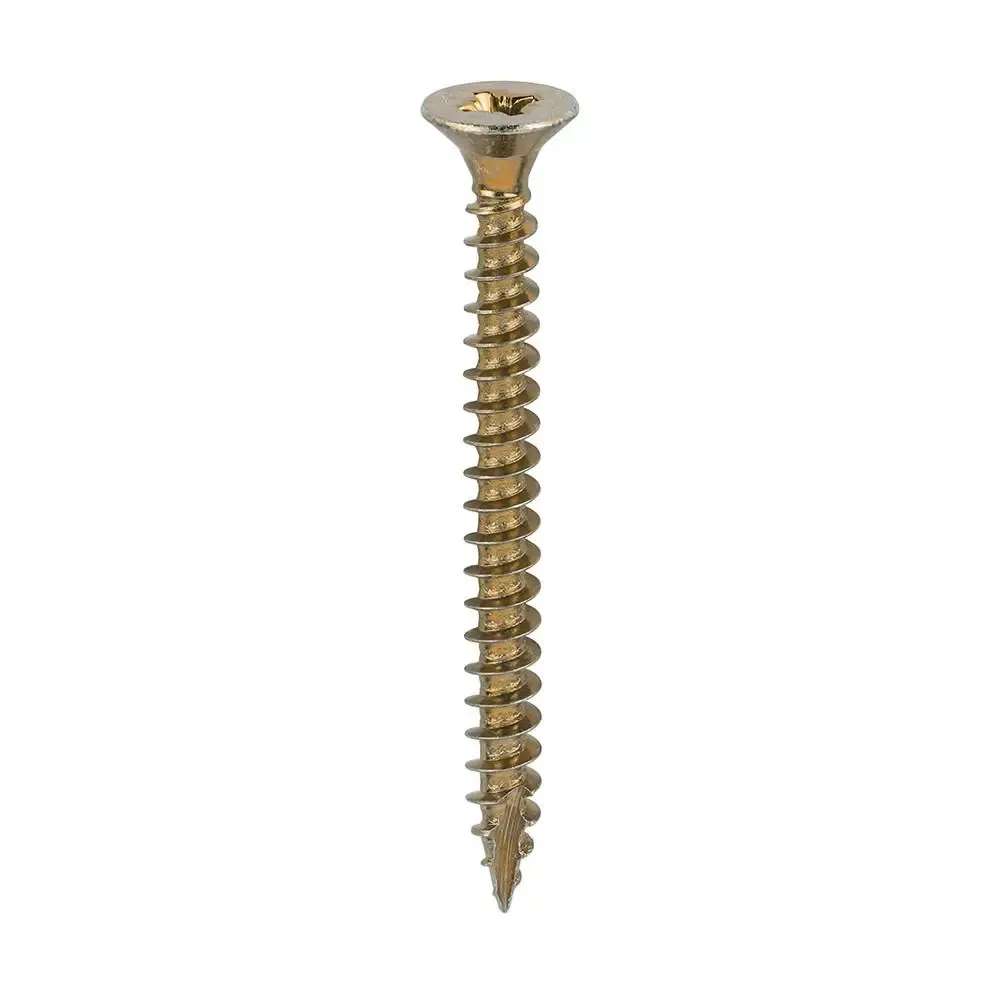 Multi-Purpose Screws PZ Double Countersunk Yellow 5mm x 60mm (Qty.200)
