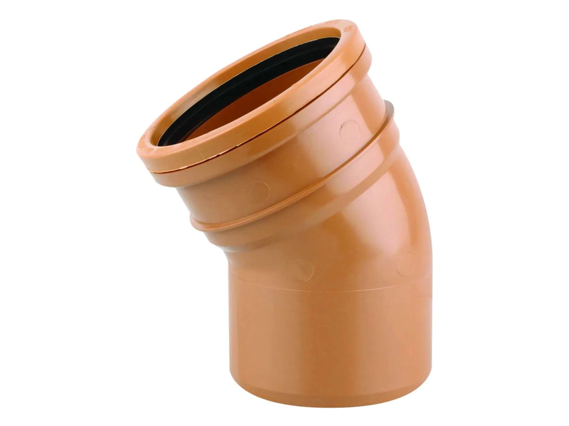 Short Radius Bend 30° Single Socket 110mm