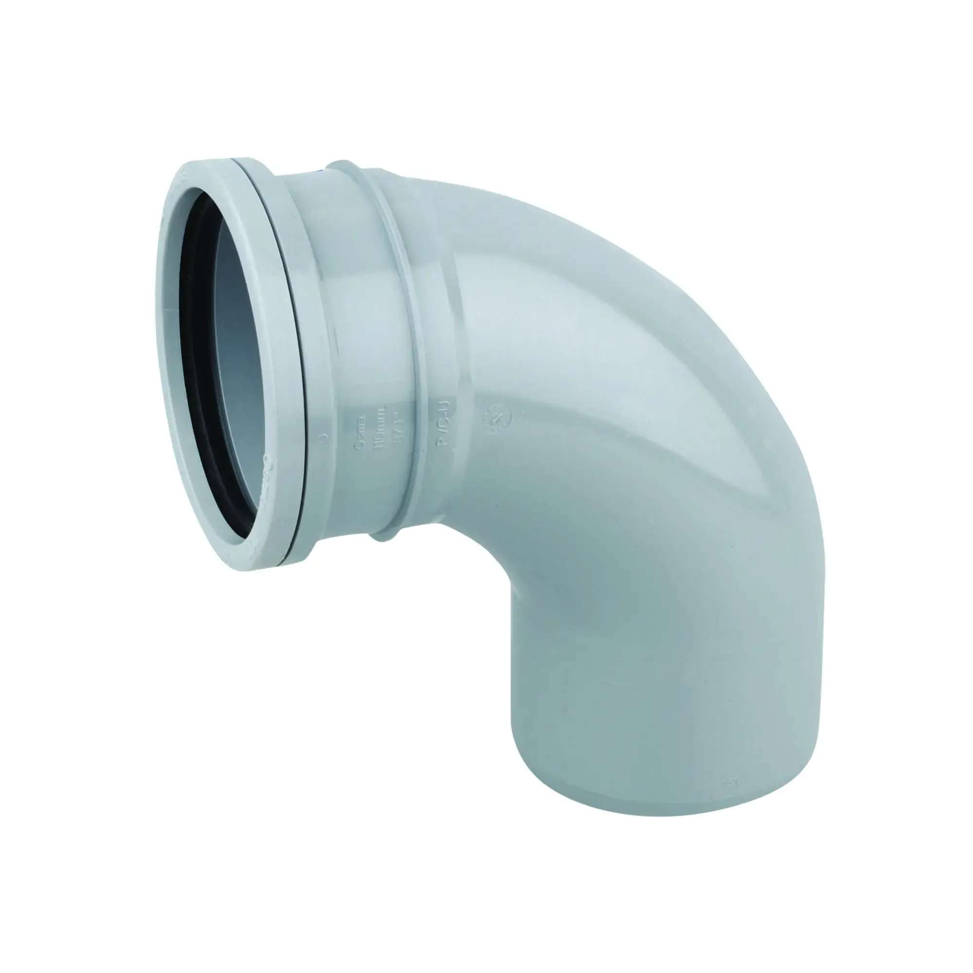 Grey 82mm Ring-Seal Bend 90°