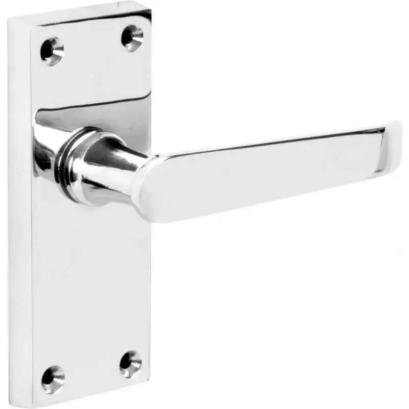Victorian Lever Latch Handle Chrome (Qty.2)