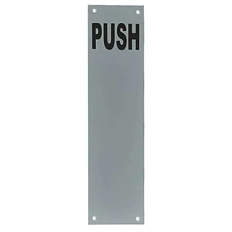 Finger Plate Push Satin Anodised Aluminium 300 x 75mm