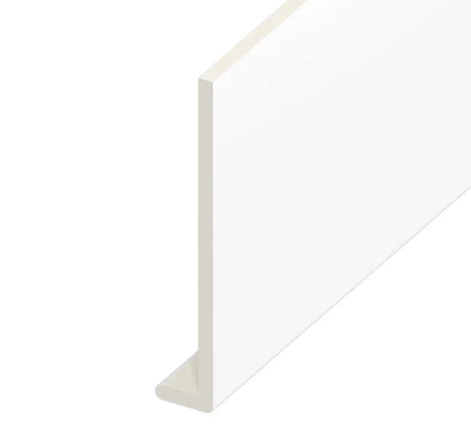 Fascia Capping Board Square White 190 x 9mm x 5m