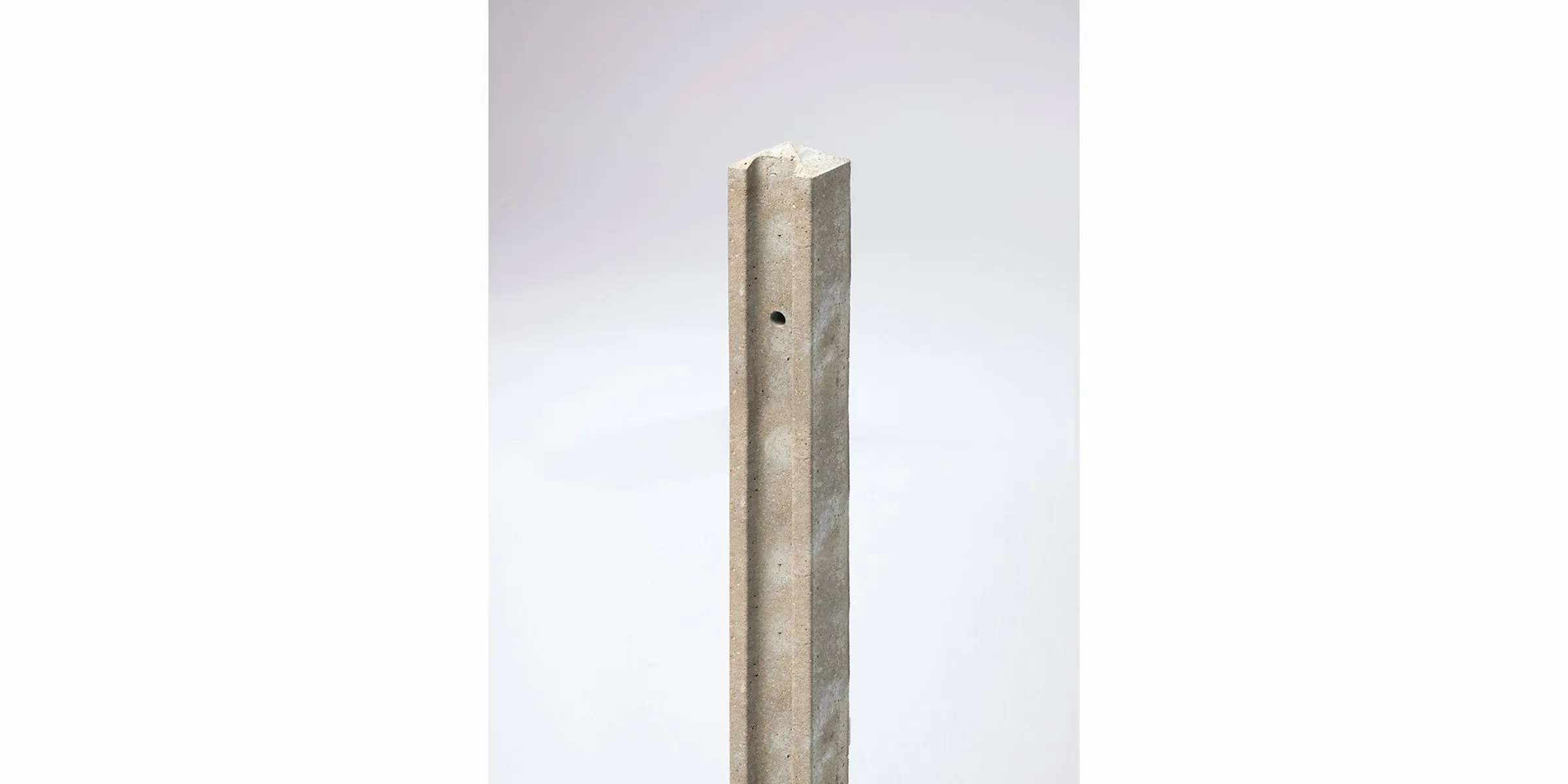 Slotted Intermediate Concrete Fence Post 3040mm (10ft)