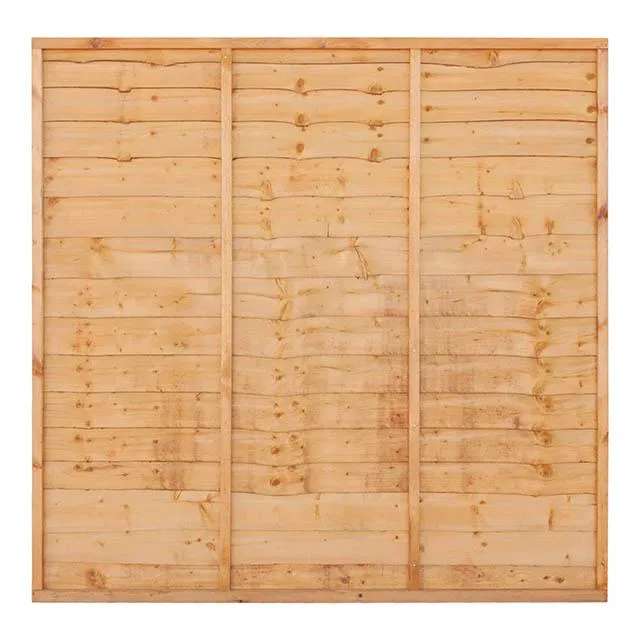 Superior Lap Fence Panel Golden Brown 1828 x 600mm (2x6ft)