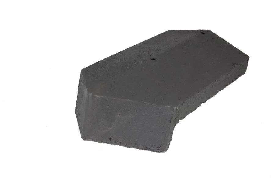 Redland Universal Angle Hip Block End Charcoal Grey