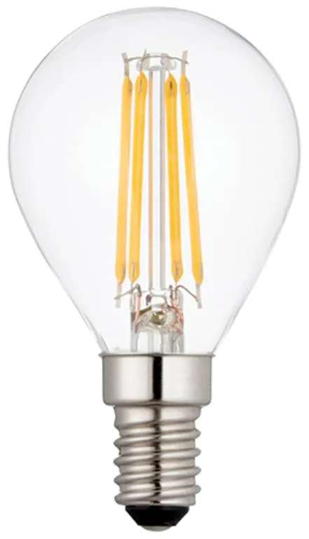 Lamp, LED E14 Filament, Golf Ball Shape Dimmable