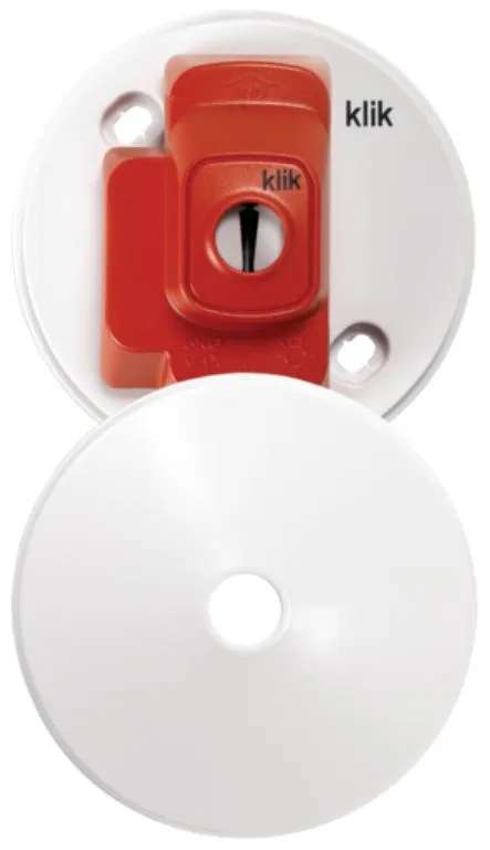 Hager Ceiling Rose, 4 Pin Pre-Wired Plug-In c/w Cover