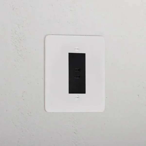 Corston USB C+C Socket (Paintable Black)