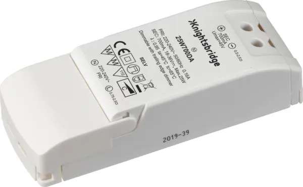 IP20 700mA 25W LED Dimmable Driver – Constant Current