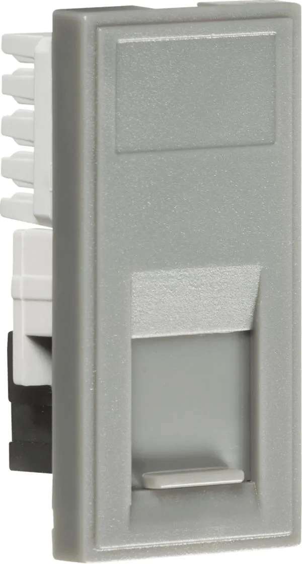UTP CAT6 RJ45 Outlet Module 25 x 50mm – Grey