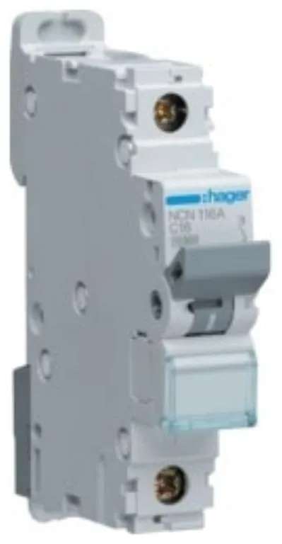 Hager NCN132A MCB SP Type C 32A 10kA