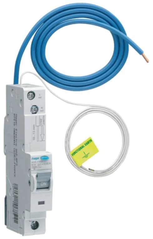 Hager ADA116U RCBO SP A B 16A 30mA 10kA
