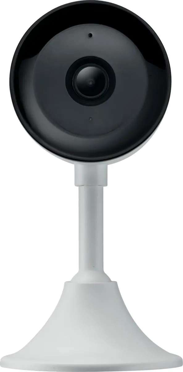 Plug and play SmartKnight indoor fixed 2MP camera with local and cloud storage