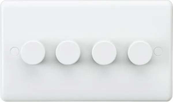 Curved Edge 4G 40-400W Dimmer (White)