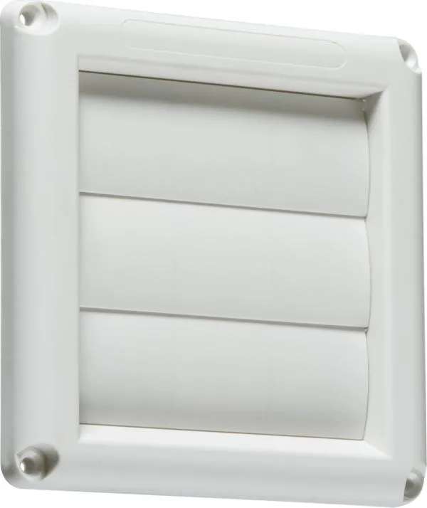 100mm/4 inch Gravity Shutter – White