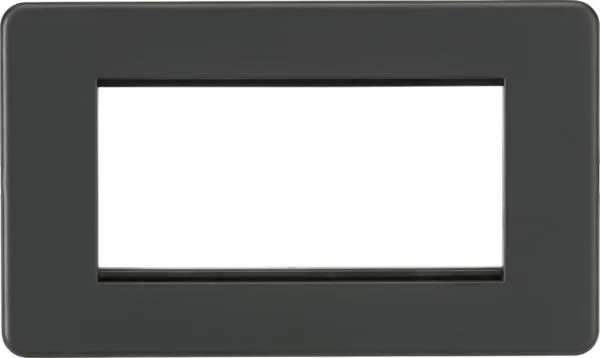 Screwless 4G Modular Faceplate – Anthracite