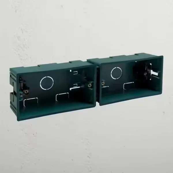 Corston 2x Double Plasterboard Back Box Landscape