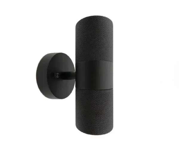 Save Light GU10 UP / Down Wall Light KNURL-BLACK (Black)