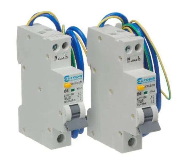 Europa 1 Pole Compact RCBO 6kA B Curve