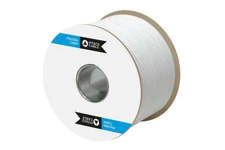 Pitacs 3183Y White 3 Core 1mm² Flexible Cable 100m Drum