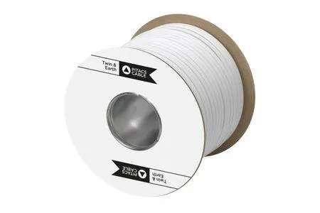Pitacs 6242BH White 6mm² LSZH Twin & Earth Cable 50m Drum