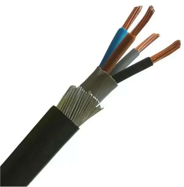 6943X BS5467 SWA PVC XLPE Armoured Cable 4 Core 1.5mm² 50m